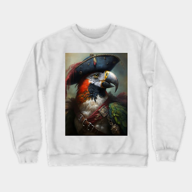 Pirate parrot Crewneck Sweatshirt by Geek Culture